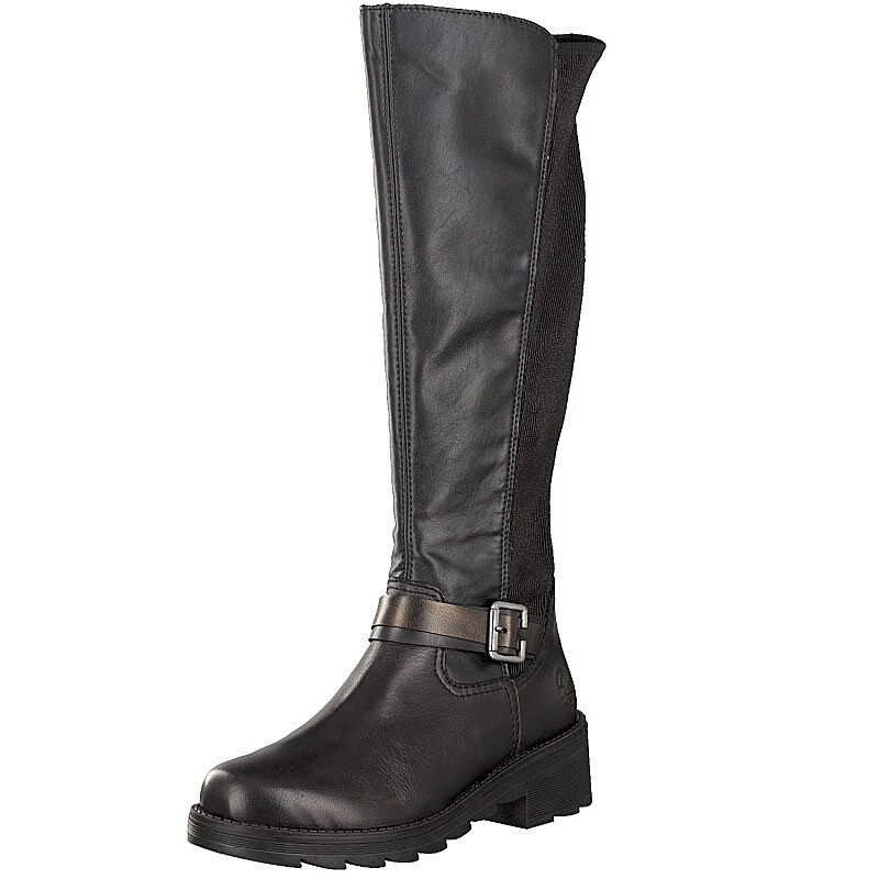 Botas Rieker X0592-00 Para Mulher - Pretas